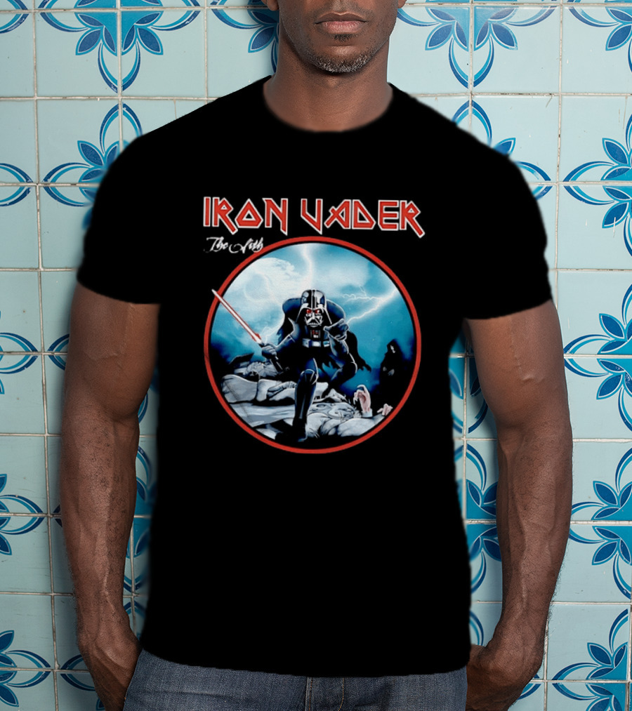Iron Vader The Sith Star Wars Heavy Metal Darth Vader Comic T-Shirt