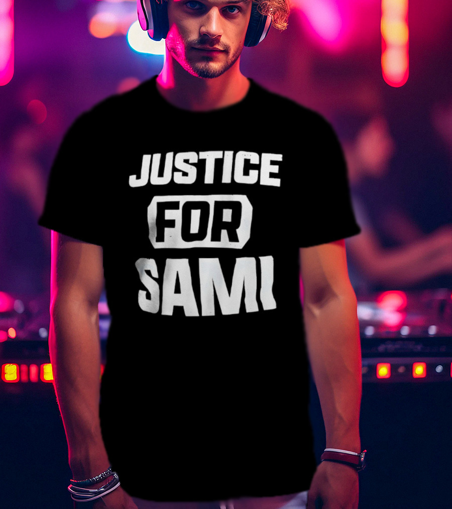 Justice For Sami Advocacy Support Awareness Movement T-Shirt