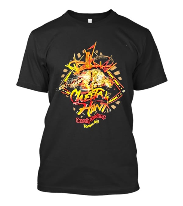 Cheetah Hunt Busch Gardens Tampa Bay Roller Adventure T-Shirt