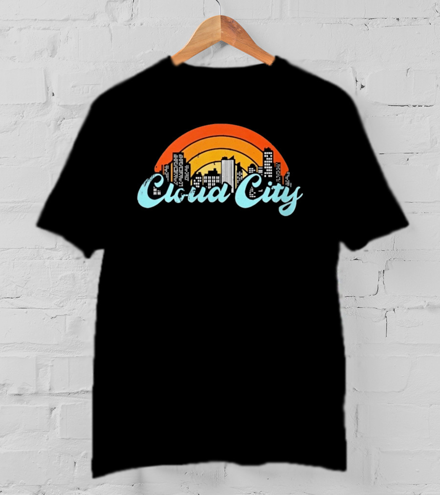 Cloud City Skyline Bespin Star Wars Retro Urban Sunset T-Shirt