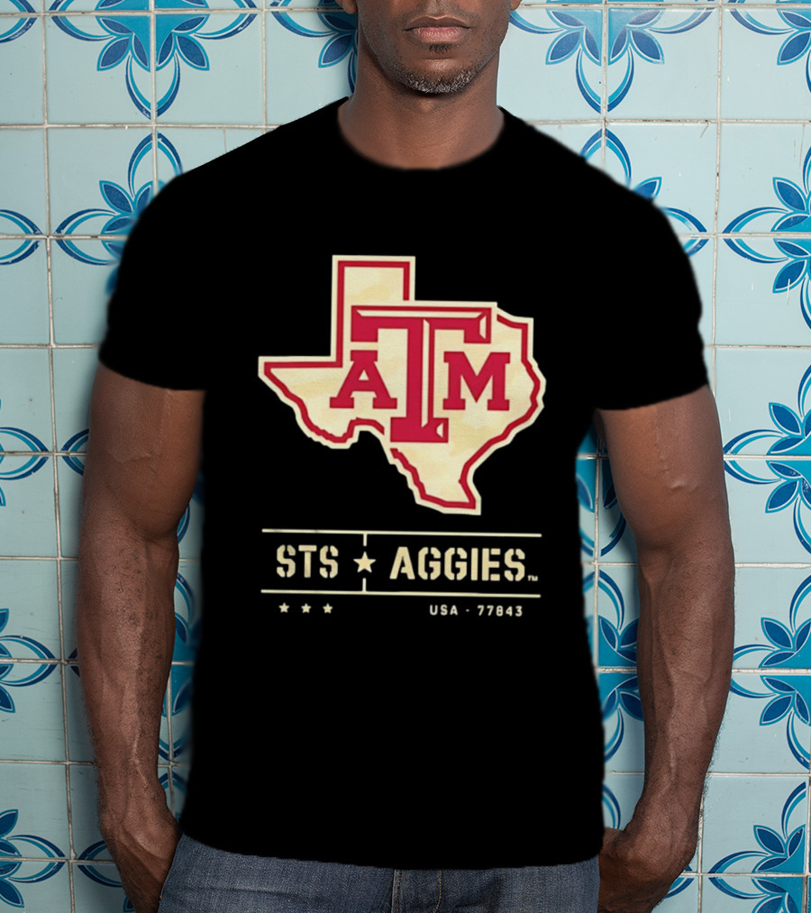 Texas A&M ATM STS Aggies USA 77843 T-Shirt