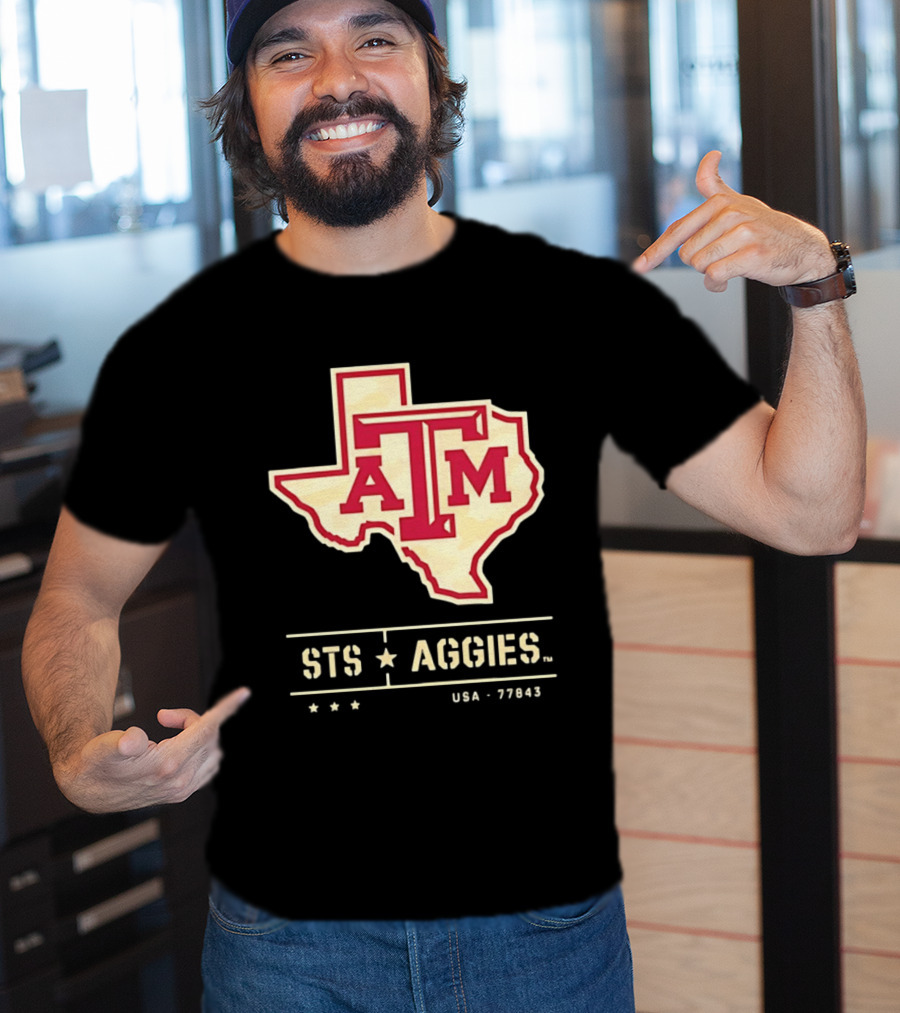 Texas A&M ATM STS Aggies USA 77843 T-Shirt