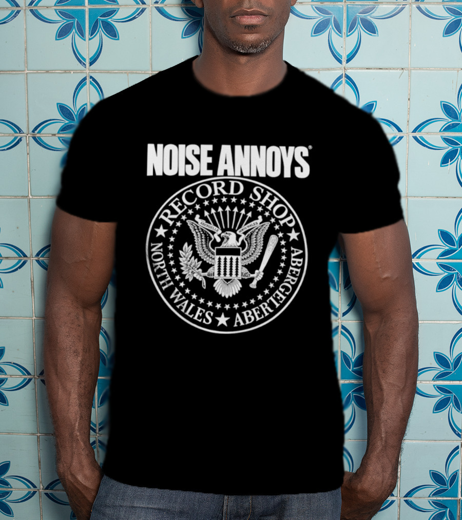 Noise Annoys Record Shop Abergele North Wales T-Shirt