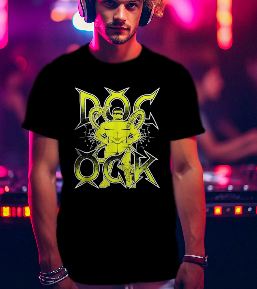 Doc Ock Marvel Doctor Octopus Iconic Character With Tentacles And Webs T-Shirt