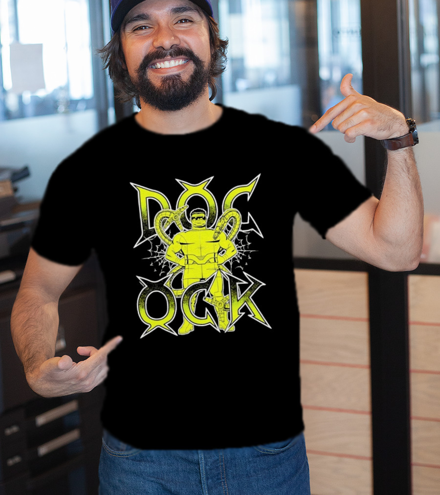 Doc Ock Marvel Doctor Octopus Iconic Character With Tentacles And Webs T-Shirt