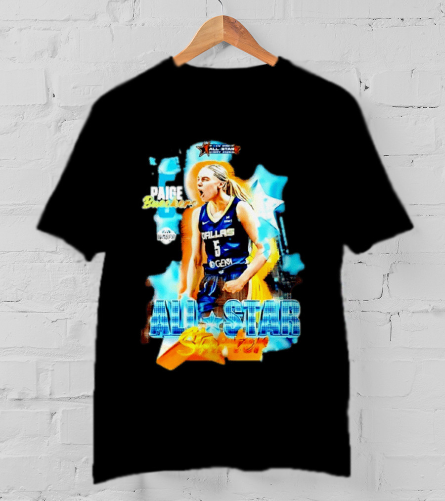 Paige Bueckers Dallas Wings All Star Starter 2025 WNBPA T-Shirt