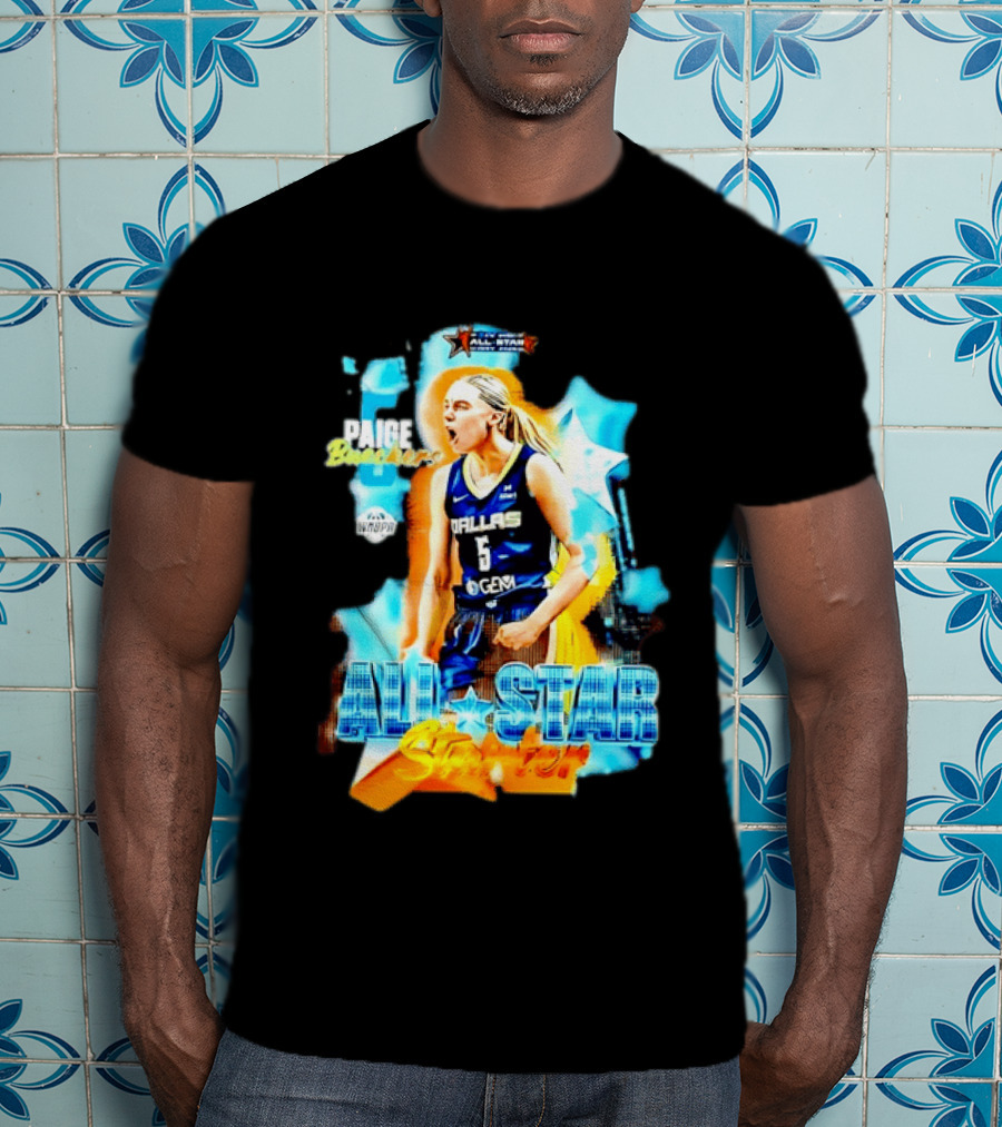 Paige Bueckers Dallas Wings All Star Starter 2025 WNBPA T-Shirt