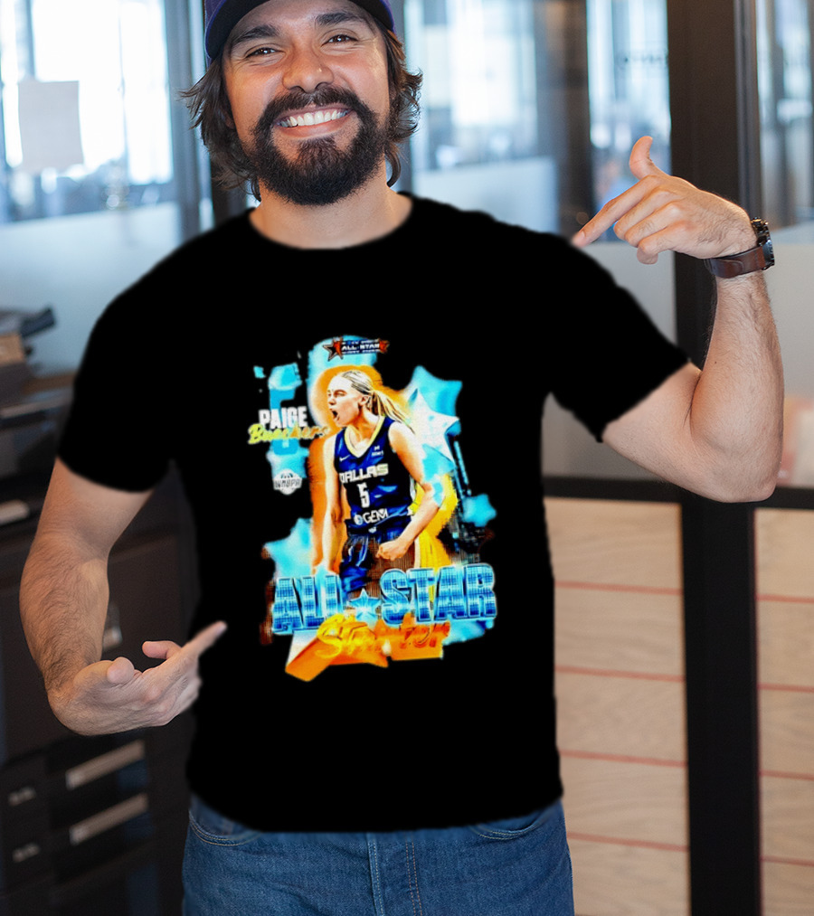 Paige Bueckers Dallas Wings All Star Starter 2025 WNBPA T-Shirt