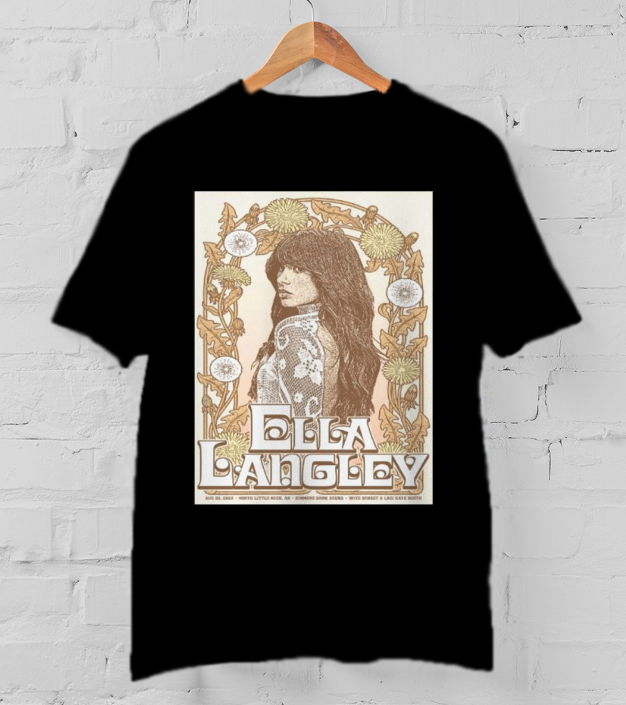 Ella Langley North Little Rock AR 2026 Simmons Bank Arena August 22 Event With Special Guest Laci Kaye Booth T-Shirt