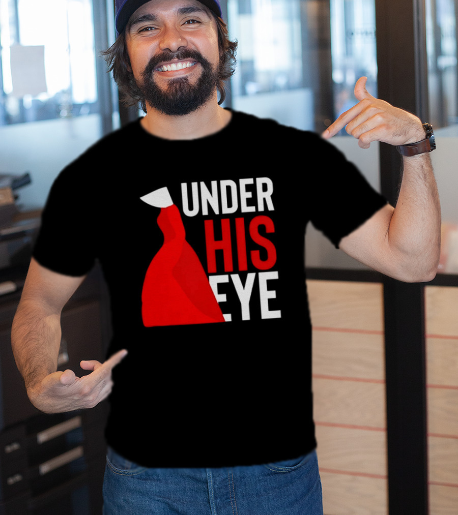 Under His Eye Red Cloak And White Bonnet T-Shirt