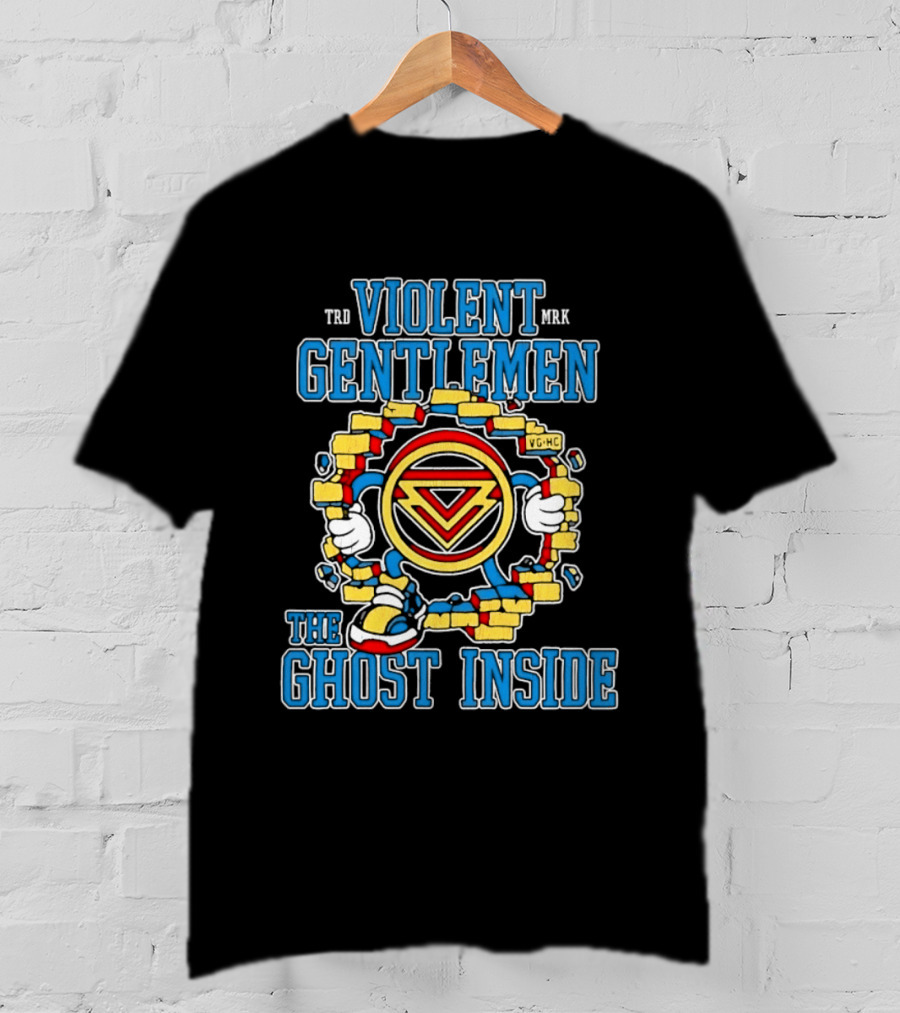 Violent Gentlemen The Ghost Inside Sonic Breaking Brick Wall T-Shirt