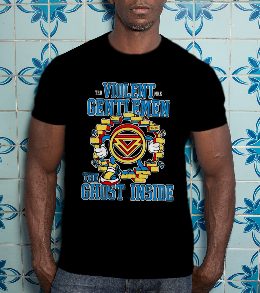 Violent Gentlemen The Ghost Inside Sonic Breaking Brick Wall T-Shirt