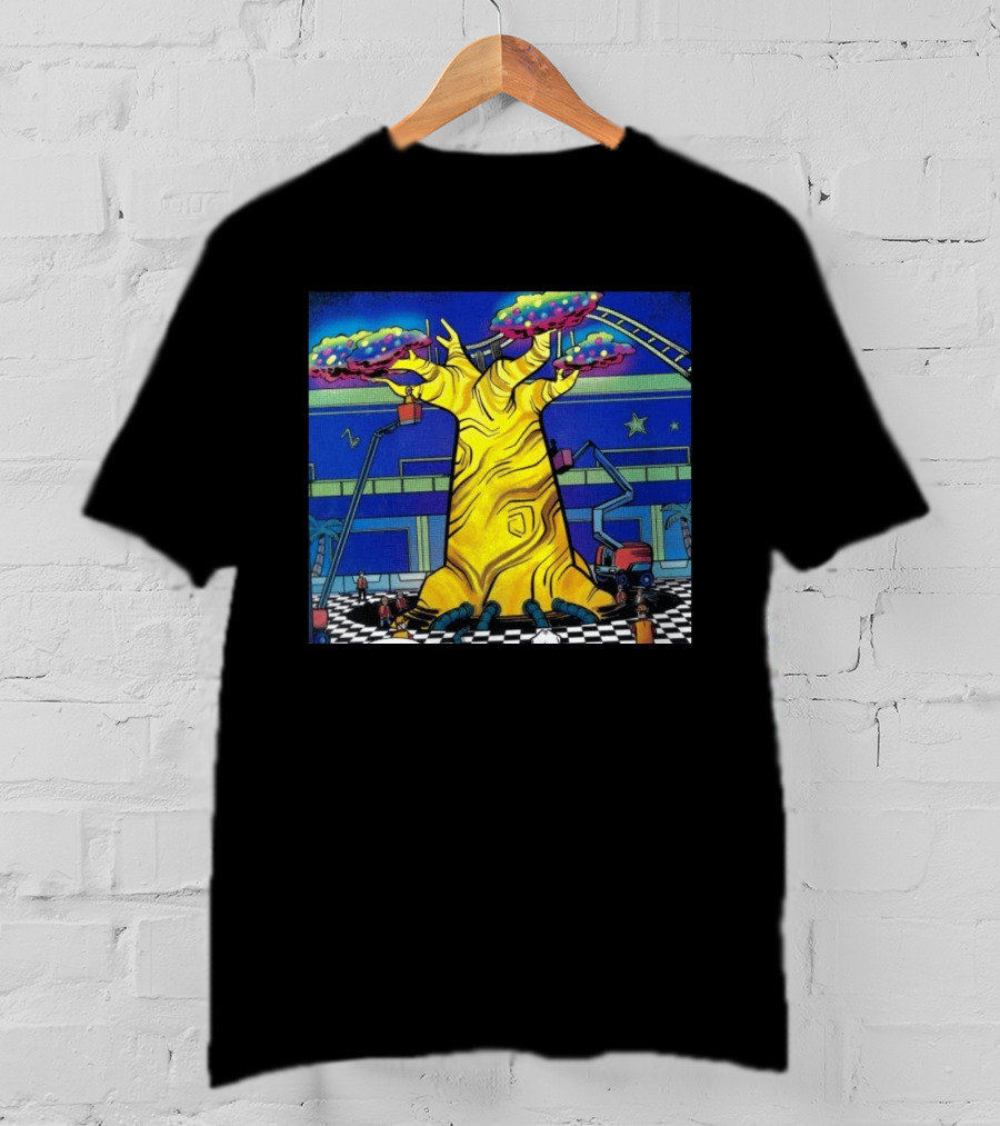 Imaginative Whimsical Fantasy Tree With Amusement Park Adventures T-Shirt