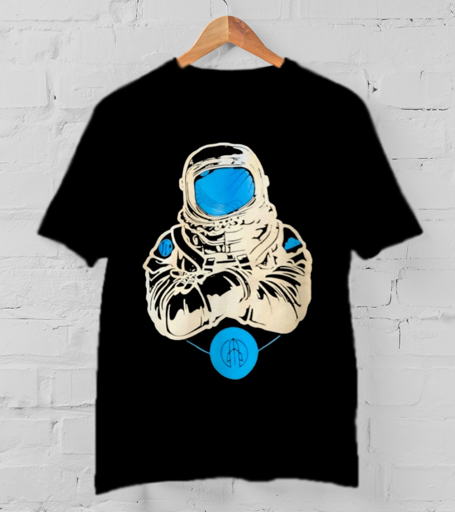 WordPress Astronaut Space Explorer Developer Iconic Space Suit Drawing T-Shirt