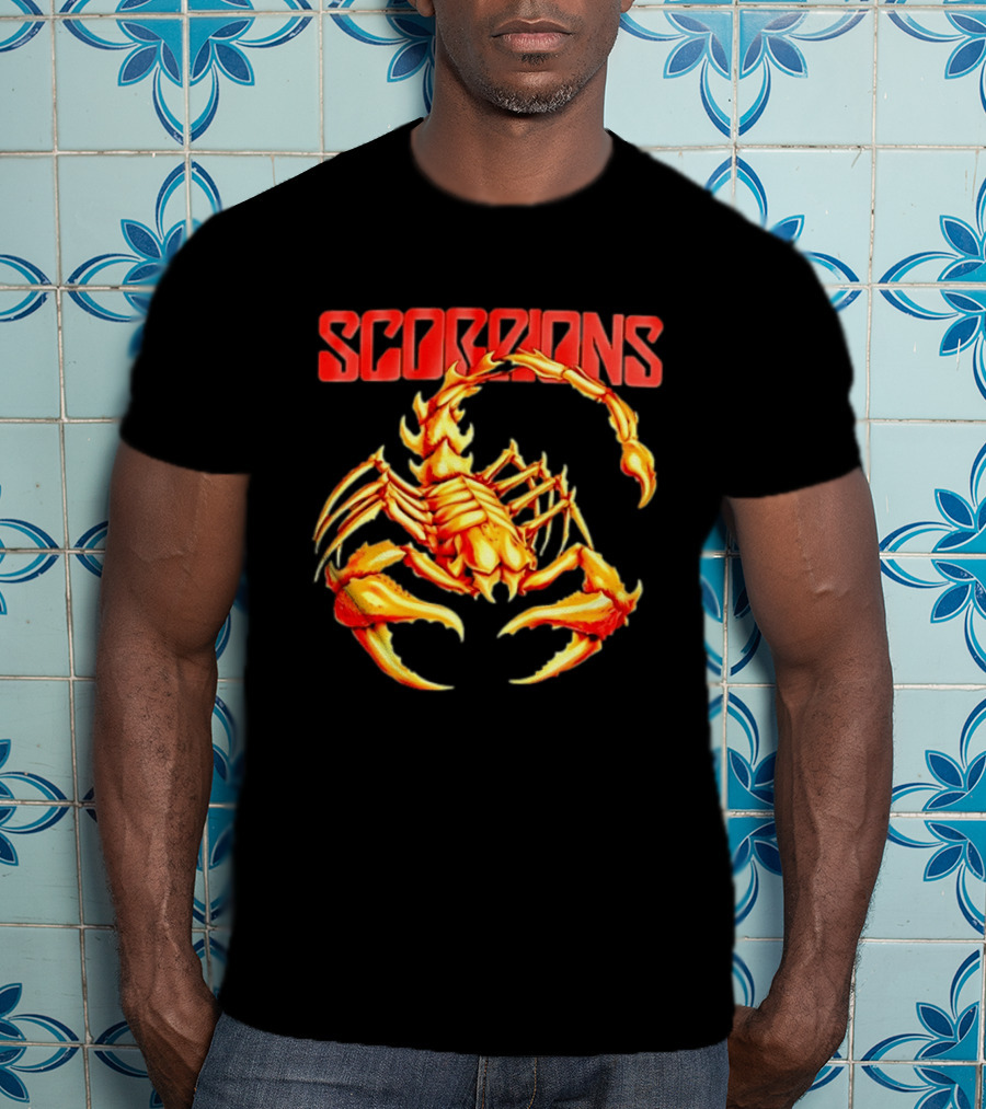 Scorpions Band Heavy Metal Hard Rock Iconic Scorpion Visual T-Shirt