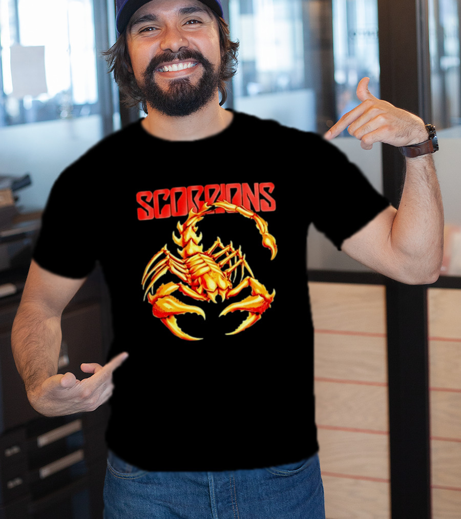 Scorpions Band Heavy Metal Hard Rock Iconic Scorpion Visual T-Shirt