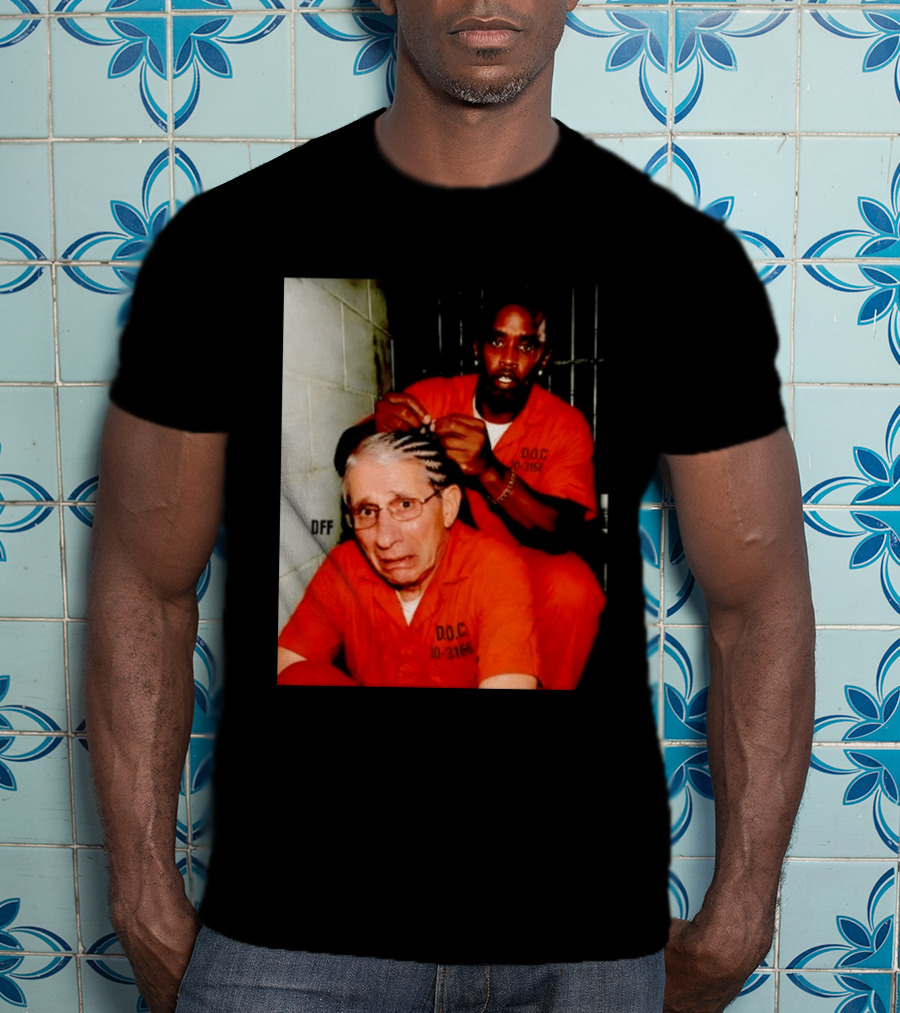Sean Diddy Combs Braiding Anthony Fauci Hair D.O.C Meme T-Shirt