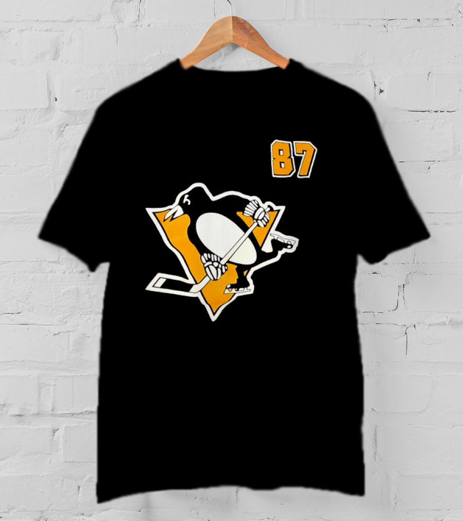 Sidney Crosby 87 Pittsburgh Penguins NHL Player T-Shirt