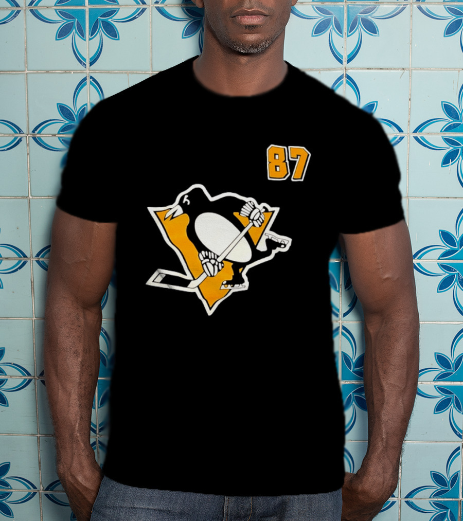 Sidney Crosby 87 Pittsburgh Penguins NHL Player T-Shirt