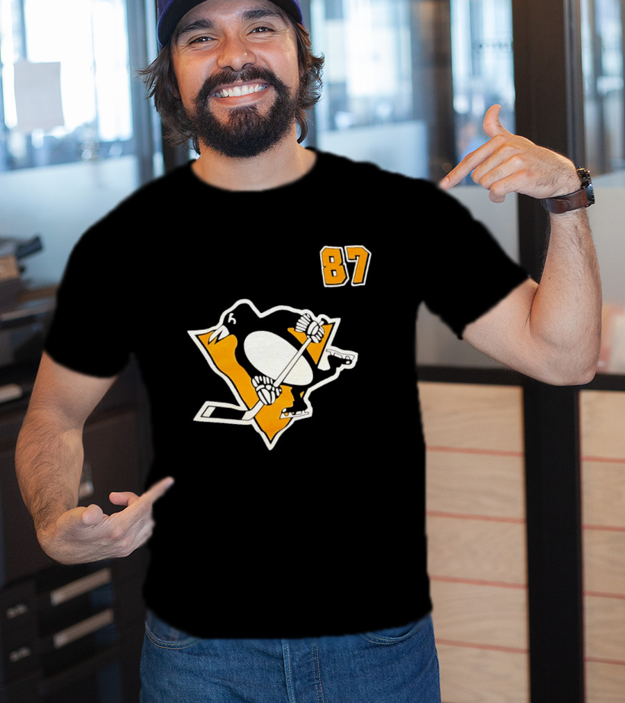 Sidney Crosby 87 Pittsburgh Penguins NHL Player T-Shirt
