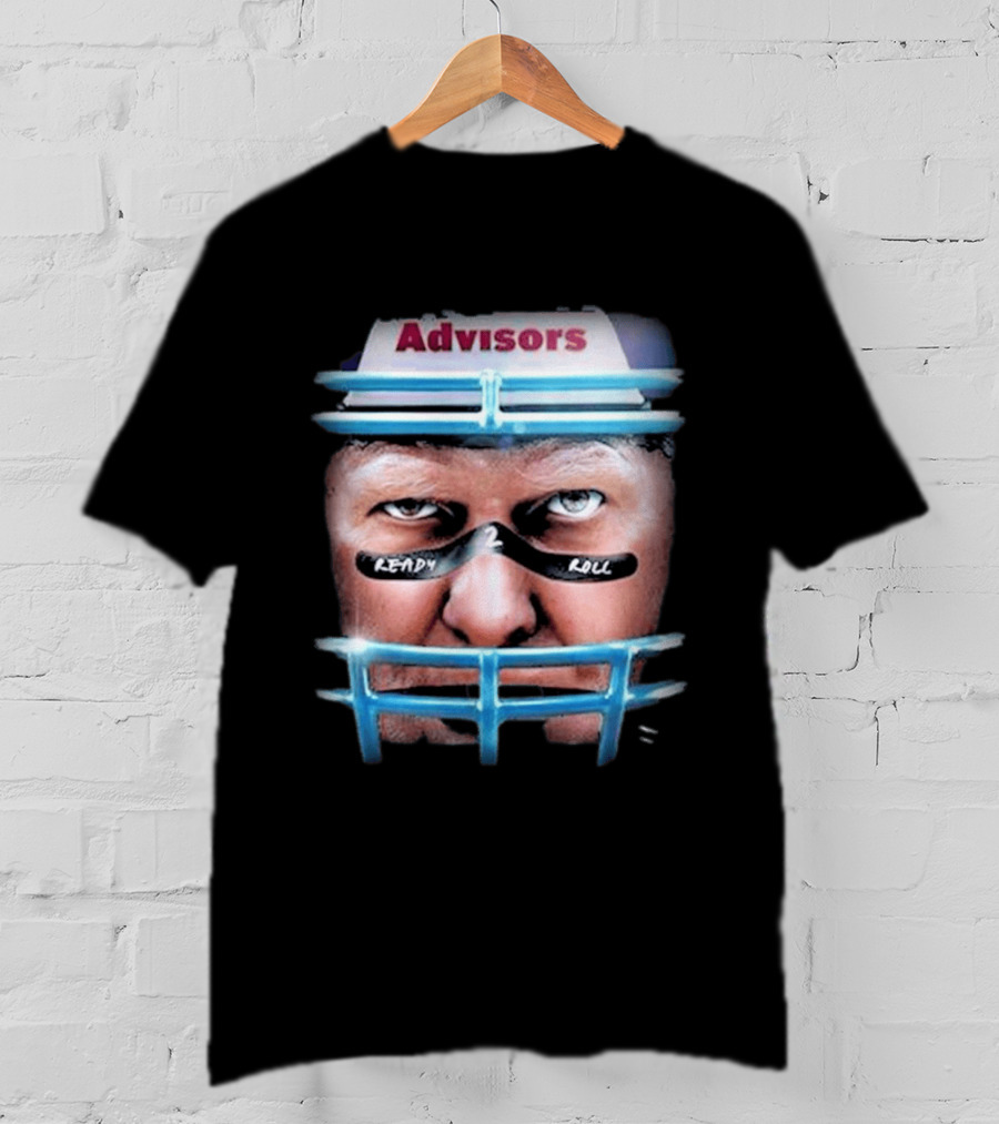 Advisors Stu Helmet Ready 2 Roll Football T-Shirt