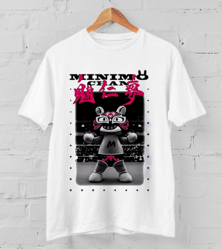 Minimo Chan Lucha Libre Japanese Wrestling T-Shirt