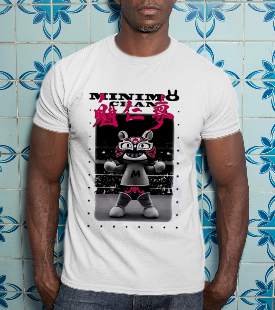 Minimo Chan Lucha Libre Japanese Wrestling T-Shirt