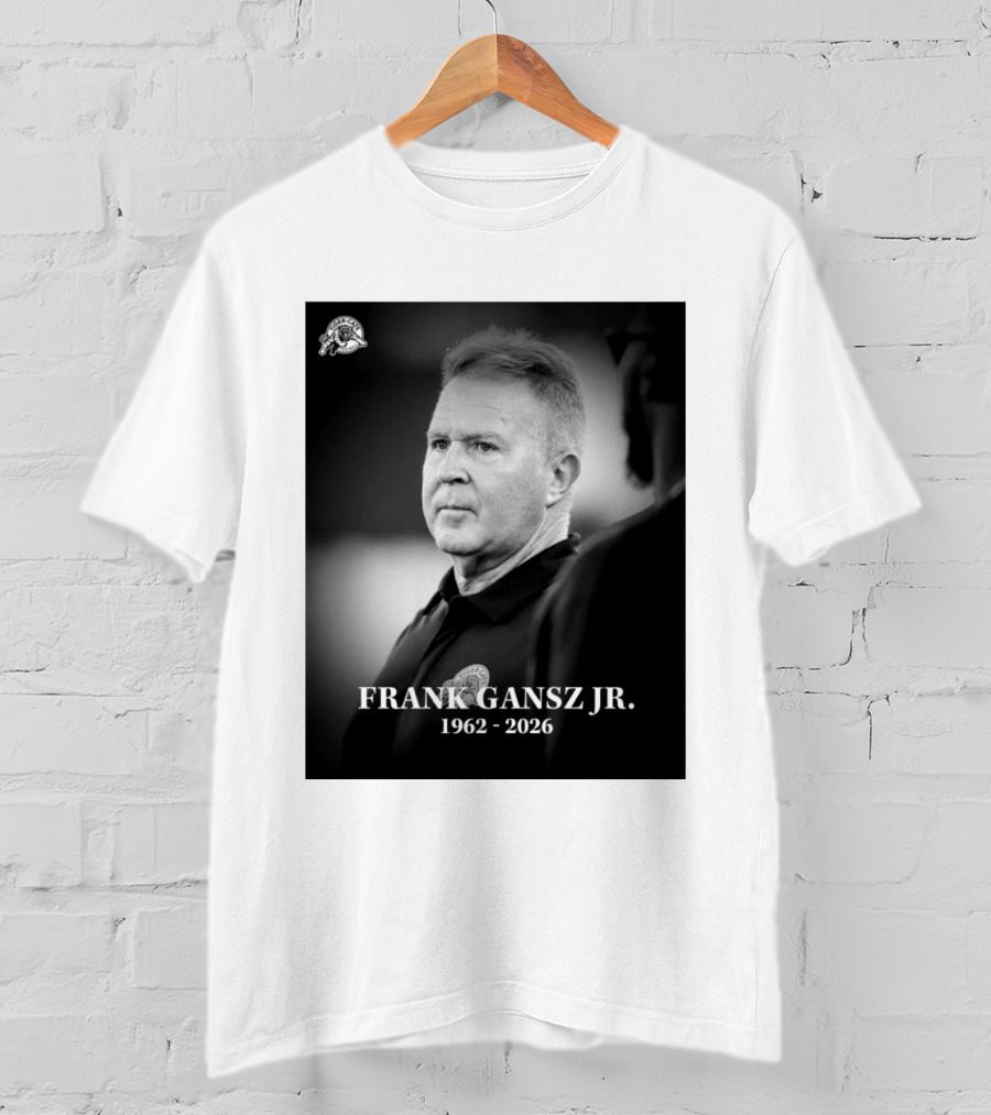 Frank Gansz Jr. 1962 2026 Hamilton Tiger Cats Football T-Shirt