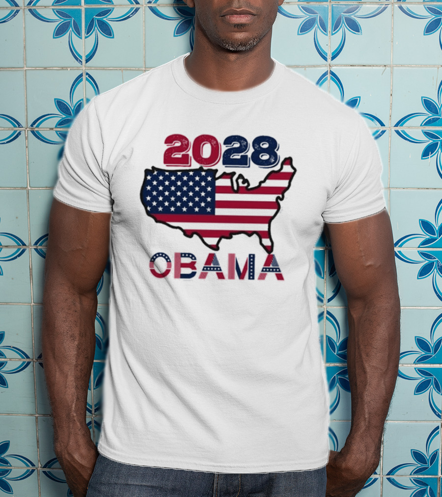 Barack Obama 2028 For President Election T-Shirt