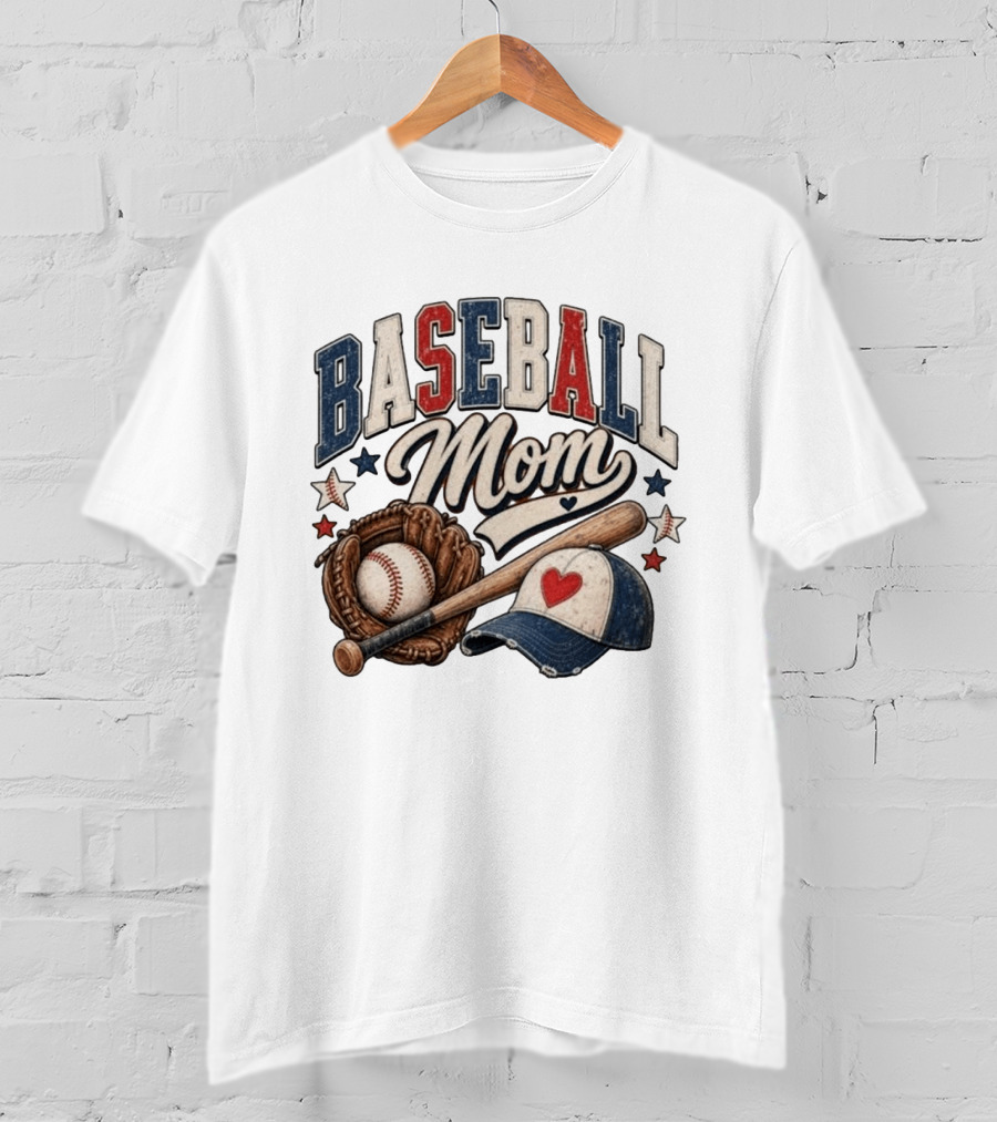 Baseball Mom Season Sports T-Shirt