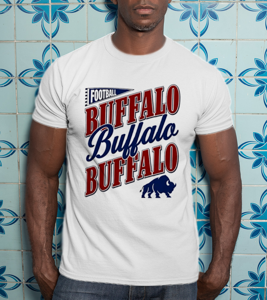 Buffalo Buffalo Buffalo Football T-Shirt