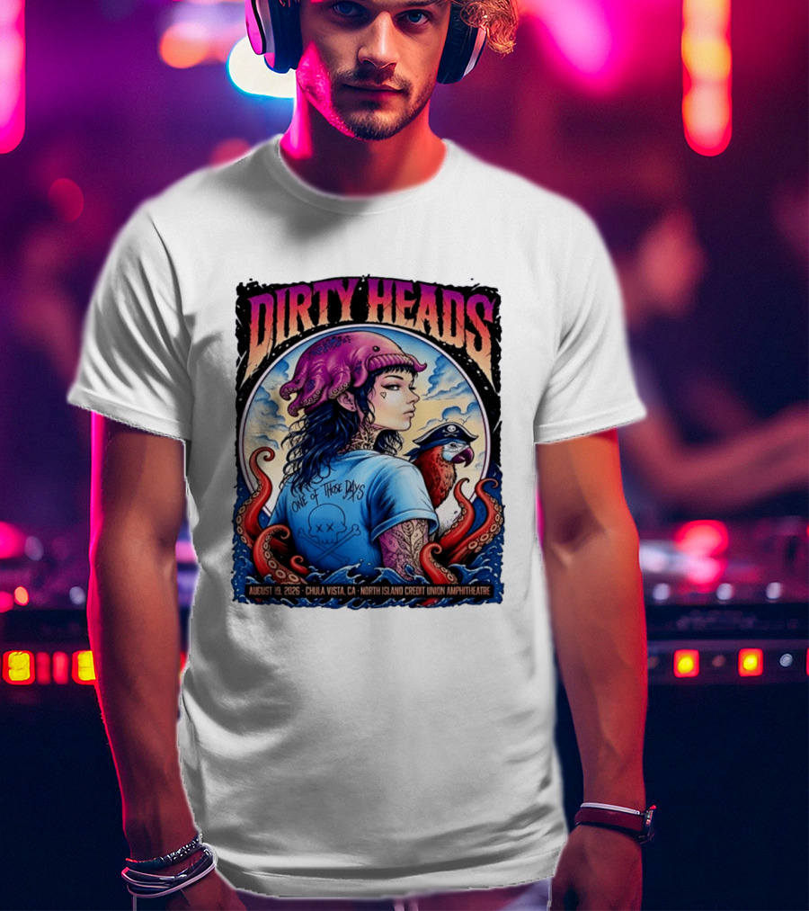 Dirty Heads One Of Those Days Tour 2026 Chula Vista Concert T-Shirt