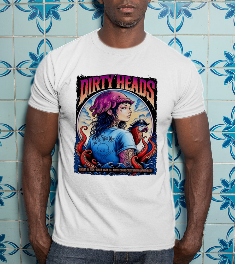 Dirty Heads One Of Those Days Tour 2026 Chula Vista Concert T-Shirt