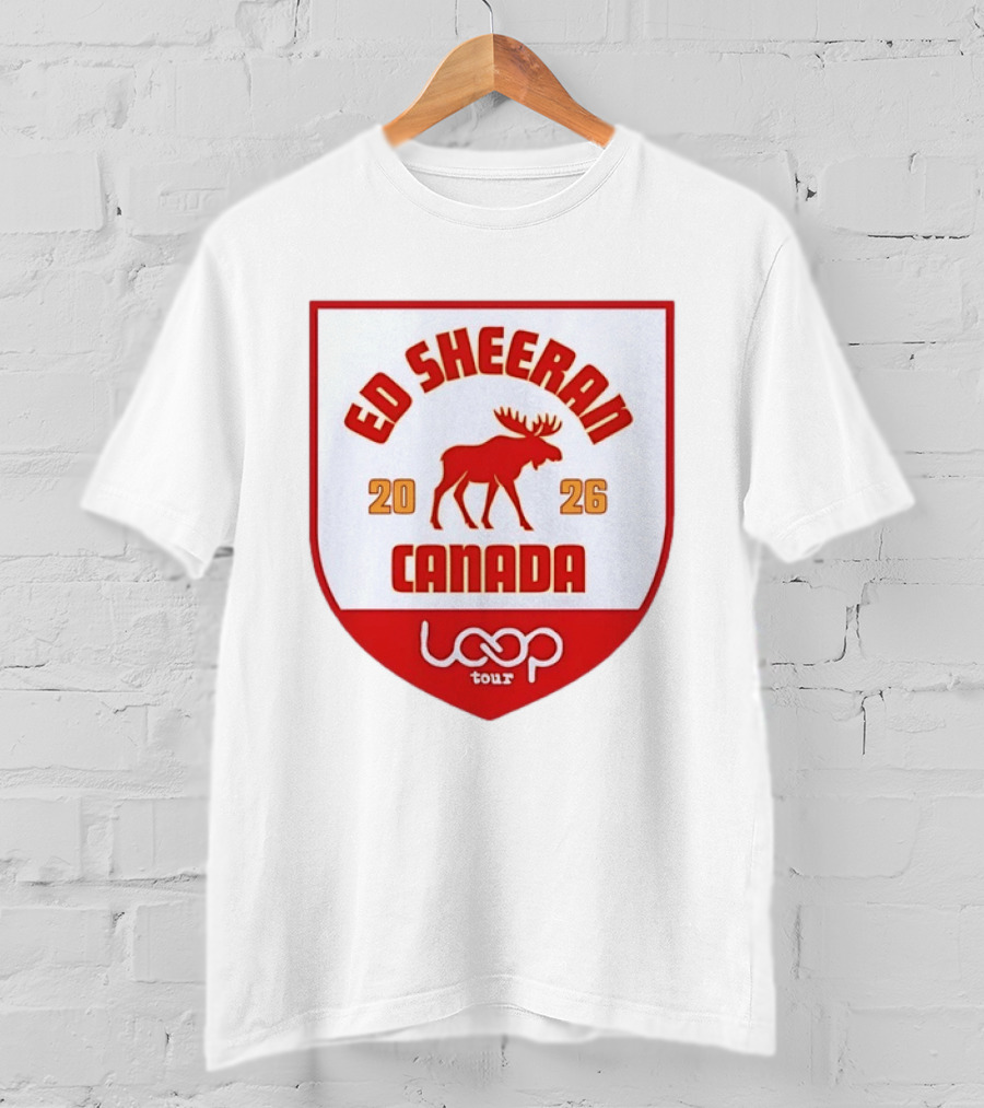 Ed Sheeran 2026 Canada Loop Tour Concert T-Shirt