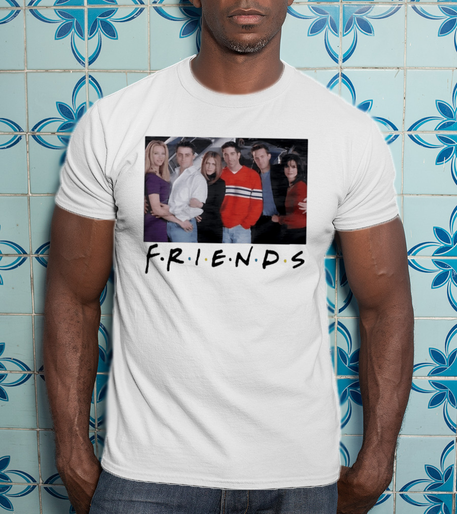 Friends Cast Group 90s Sitcom Rachel Green T-Shirt