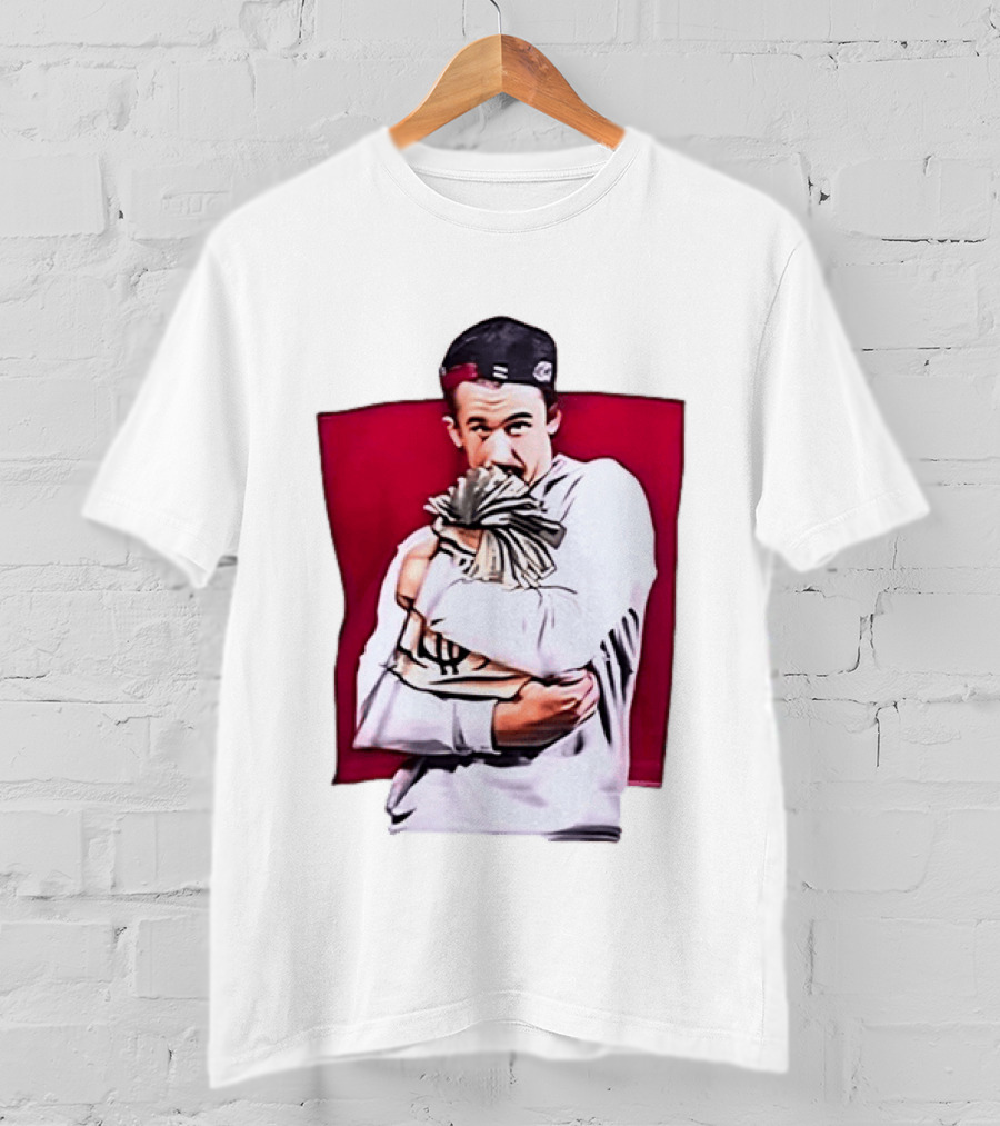 Ja Morant Holding Money Bag NBA Memphis Grizzlies T-Shirt