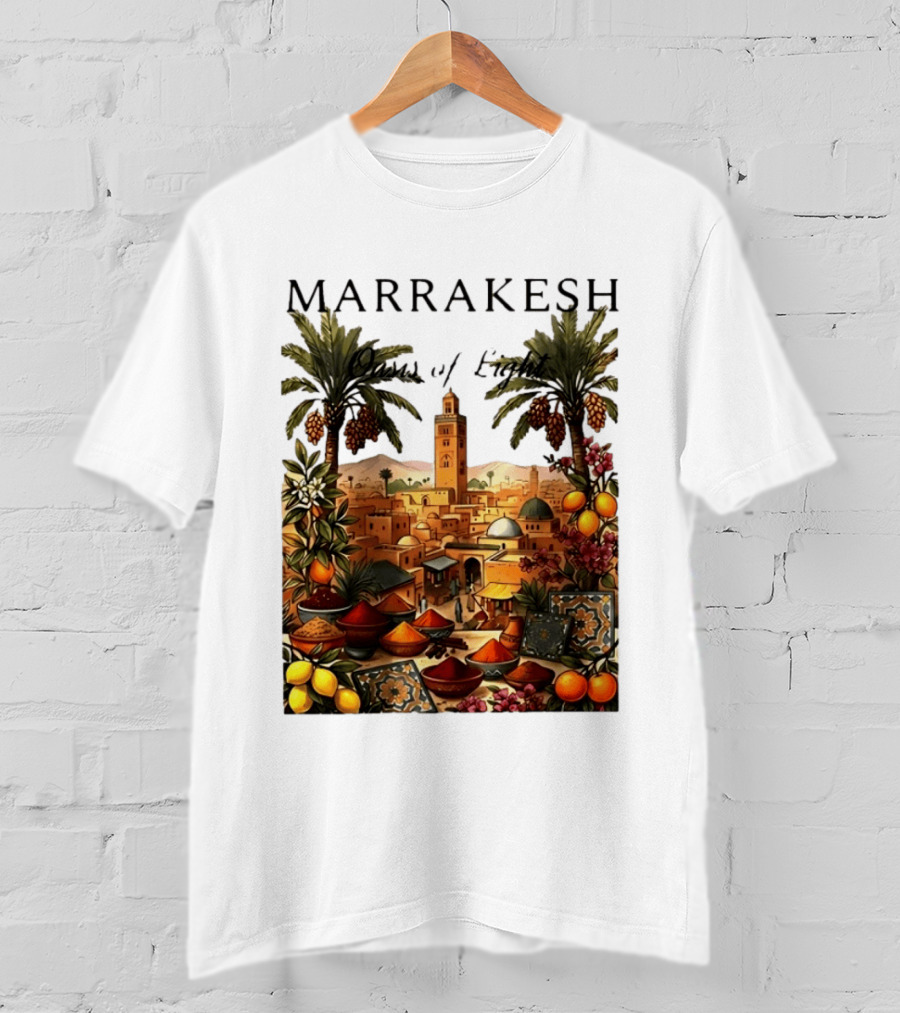 Marrakesh Oasis Of Light Noise Spices And Good Vibes T-Shirt