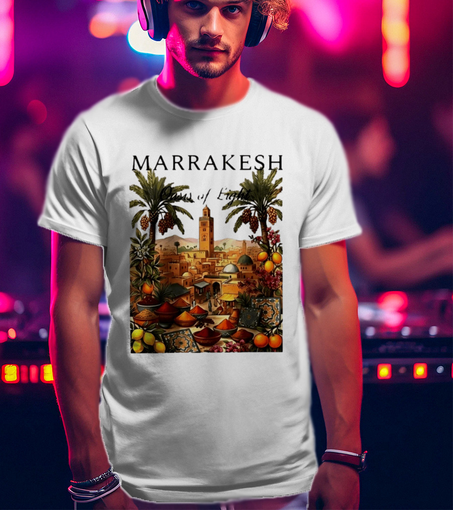 Marrakesh Oasis Of Light Noise Spices And Good Vibes T-Shirt