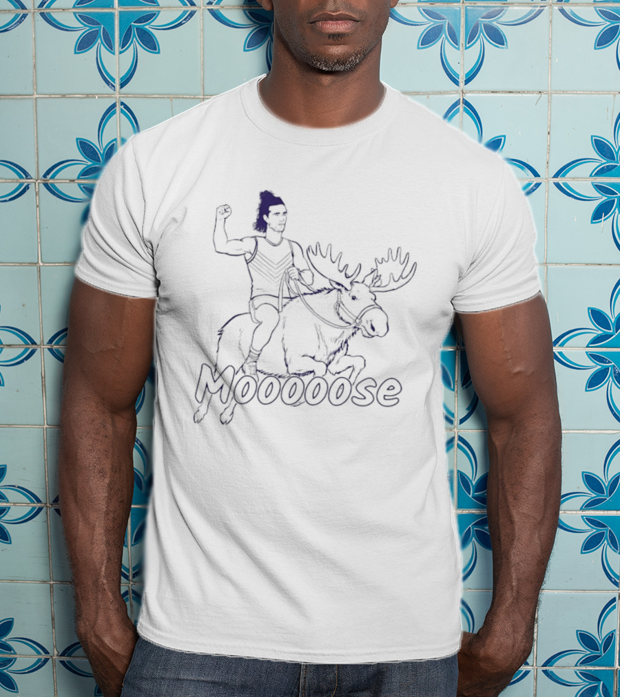 Charlie Curnow Moose Carlton Blues Mooooose T-Shirt