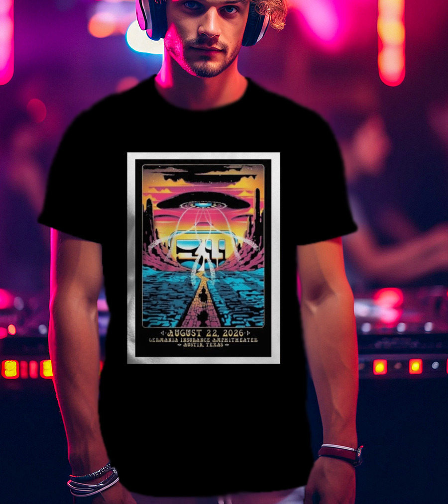 311 Band Live At Germania Insurance Amphitheater Austin Texas August 22 2026 Event T-Shirt