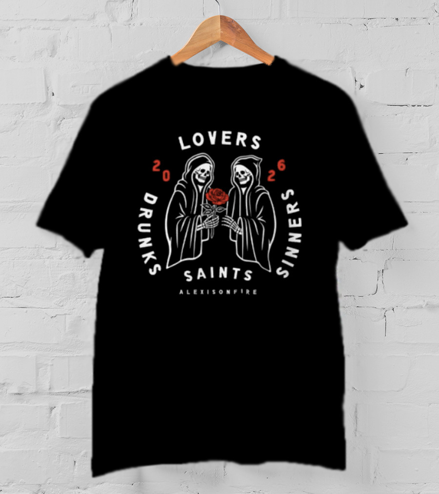 Lovers Saints Sinners Drunks Alexisonfire 2023 T-Shirt