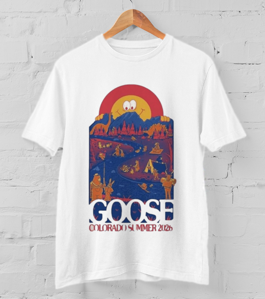Goose Colorado Summer 2026 Illustrated Camping Adventure T-Shirt