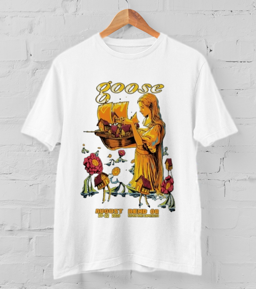 Goose Bend OR August 21 22 2026 Tour Goose Interdimensional Pizza Event T-Shirt