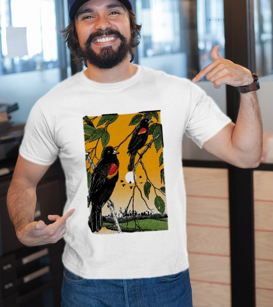 Gregory Alan Isakov Philadelphia August 21 2026 Red Winged Blackbirds City Skyline T-Shirt