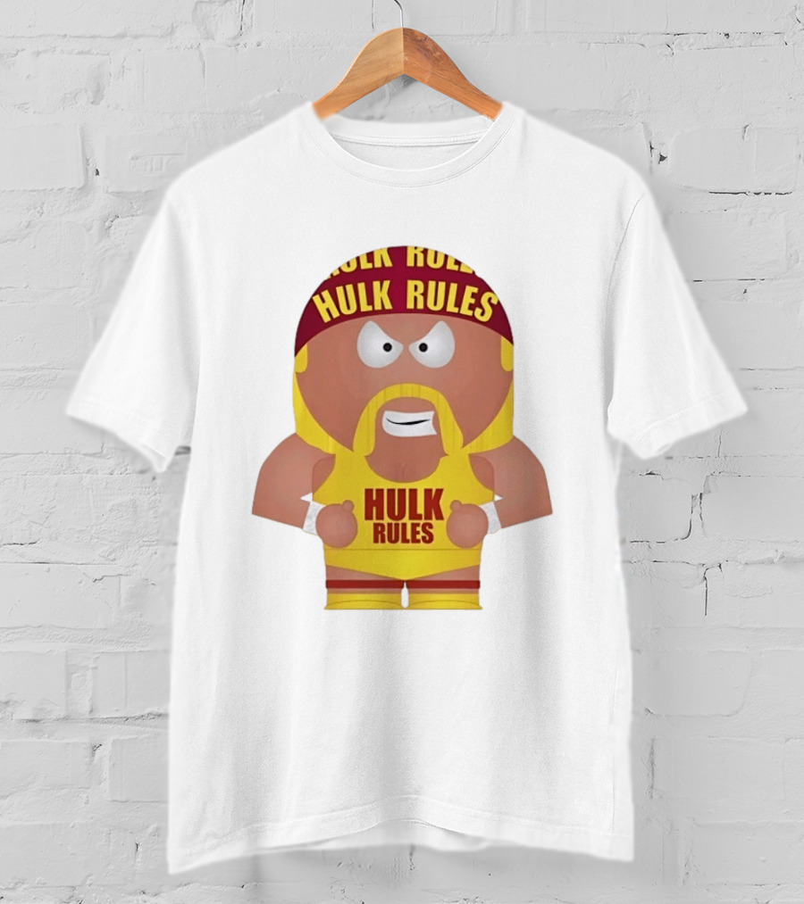 Hulk Hogan South Park Style Hulk Rules Wrestling T-Shirt
