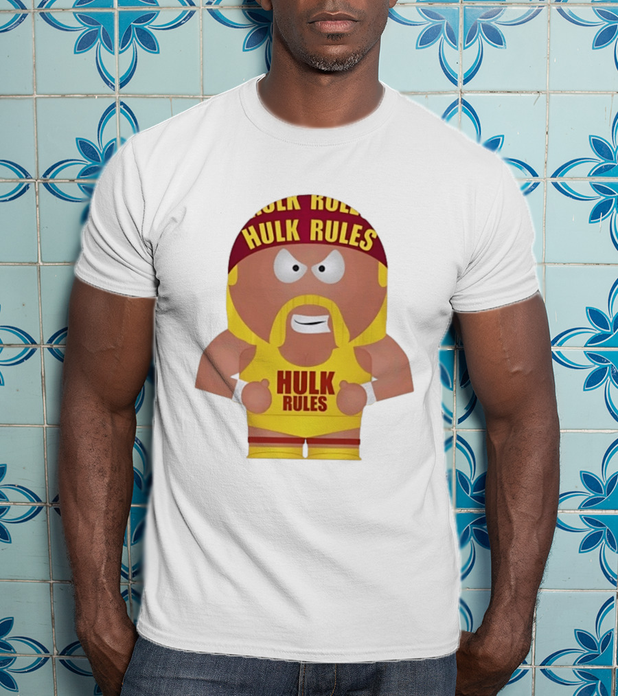 Hulk Hogan South Park Style Hulk Rules Wrestling T-Shirt