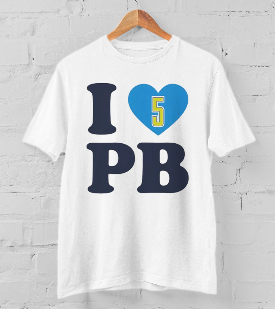 I Love Heart 5 PB Sports T-Shirt