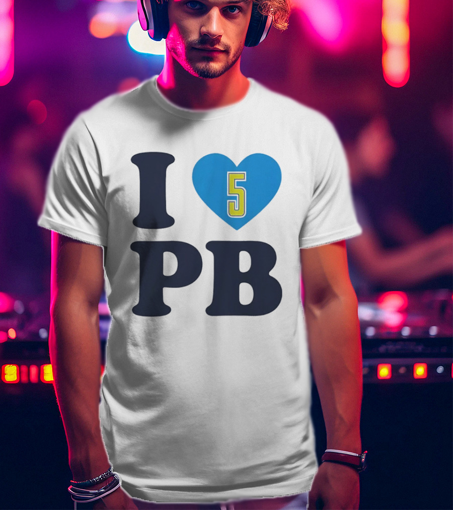 I Love Heart 5 PB Sports T-Shirt