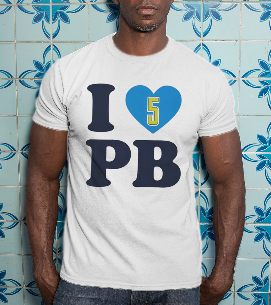 I Love Heart 5 PB Sports T-Shirt