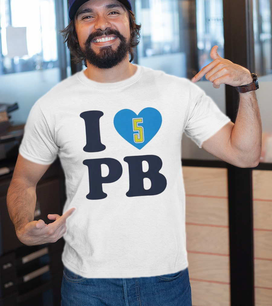 I Love Heart 5 PB Sports T-Shirt